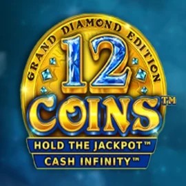 12 Coins Grand Diamond Edition by Wazdan, showcased at casinoprestiges.co.uk – game logo