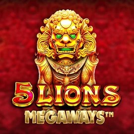 5 Lions Megaways by Pragmatic Play, showcased at casinoprestiges.co.uk – game logo
