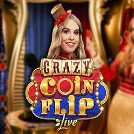 Crazy Coin Flip logo by Evolution at Casino Prestige