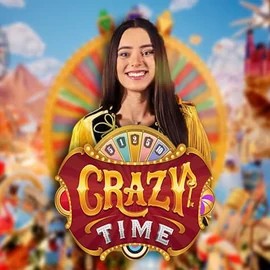 Enjoy Crazy Time by Evolution – logo hosted on casinoprestiges.co.uk