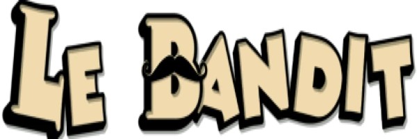 Le Bandit online game logo by Hacksaw Gaming on casinoprestiges.co.uk