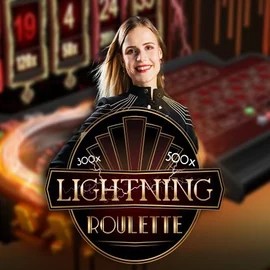 Enjoy Lightning Roulette by Evolution – logo hosted on casinoprestiges.co.uk
