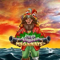 Pirate Kingdom Megaways online game logo by Iron Dog Studio on casinoprestiges.co.uk